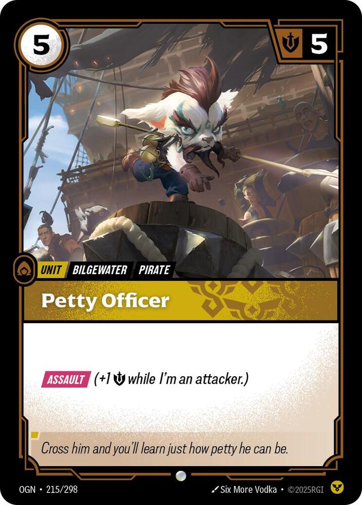 Petty Officer - 215/298: Origins
