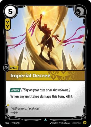 Imperial Decree - 221/298: Origins