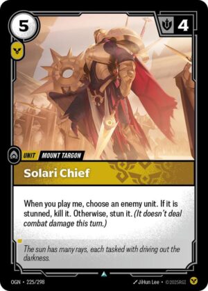 Solari Chief - 225/298: Origins
