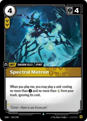 Spectral Matron - 226/298: Origins