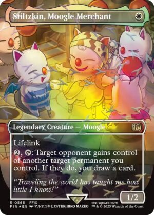 Stiltzkin, Moogle Merchant (Borderless) (Chocobo Track Foil) - 565: FINAL FANTASY