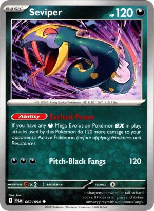 Seviper - 062/094: ME02: Phantasmal Flames