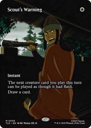 Scout's Warning (Borderless) - 6: Avatar: The Last Airbender: Eternal-Legal