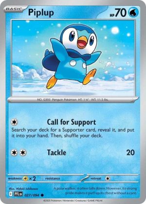 Piplup - 027/094: ME02: Phantasmal Flames