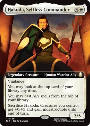 Hakoda, Selfless Commander (Extended Art) - 366: Avatar: The Last Airbender