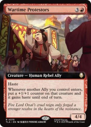 Wartime Protestors (Extended Art) - 375: Avatar: The Last Airbender