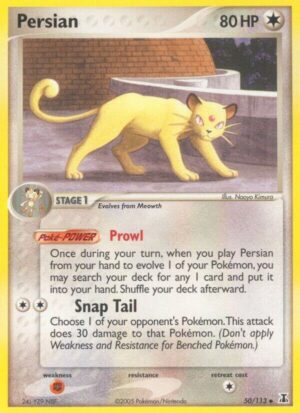 Persian - 50/113: Delta Species