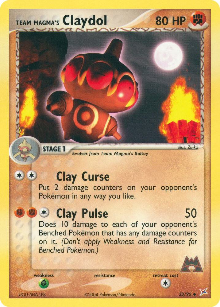 Team Magma's Claydol - 33/95: Team Magma vs Team Aqua
