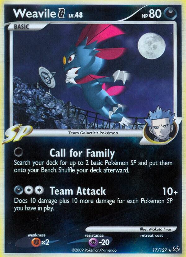 Weavile G - 17/127: Platinum