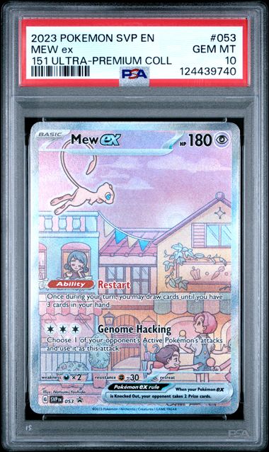 Mew Ex - 053: Scarlet & Violet Promos PSA 10