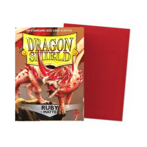 Sleeves - Dragon Shield: Ruby - Matte