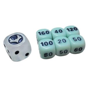 Silver Tempest Dice Set
