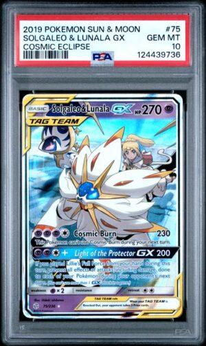 Solgaleo & Lunala GX - 75/236: Cosmic Eclipse PSA 10