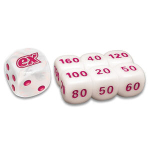 Dice Set - White Flare