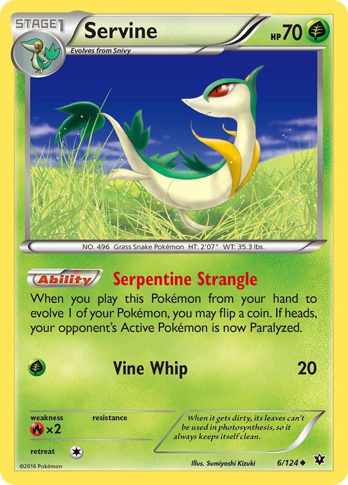 Servine - 6/124: XY - Fates Collide