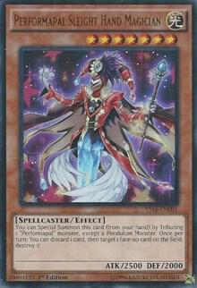Performapal Sleight Hand Magician - YS16-EN001: Starter Deck: Yuya