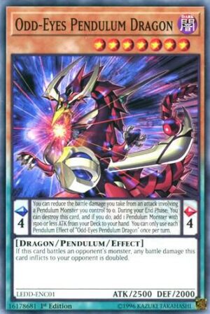 Odd-Eyes Pendulum Dragon - LEDD-ENC01: Legendary Dragon Decks