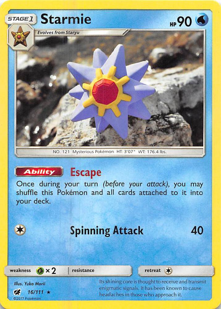 Starmie - 16/111: SM - Crimson Invasion