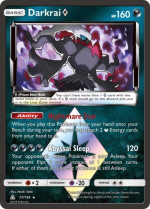 Darkrai Prism Star - 77/156: SM - Ultra Prism