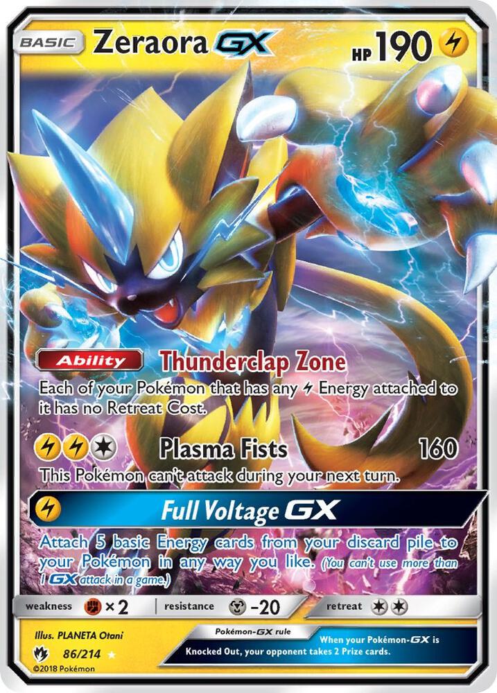 Zeraora GX - 86/214: SM - Lost Thunder