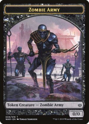 Zombie Army Token (009) - 9: War of the Spark