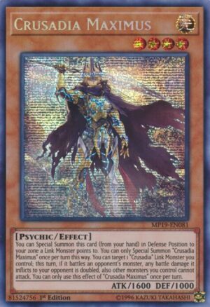 Crusadia Maximus - MP19-EN081: 2019 Gold Sarcophagus Tin Mega Pack