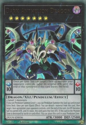 Dark Anthelion Dragon - DUOV-EN036: Duel Overload