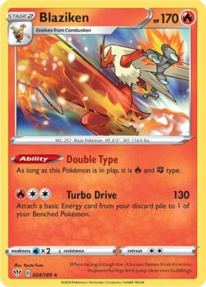 Blaziken - 024/189: SWSH03: Darkness Ablaze