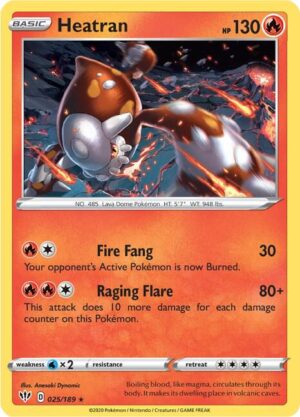 Heatran - 025/189: SWSH03: Darkness Ablaze