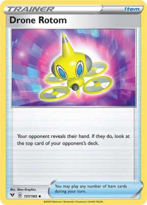 Drone Rotom - 151/185: SWSH04: Vivid Voltage