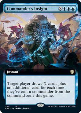 Commander's Insight (Extended Art) - 350: Commander 2021