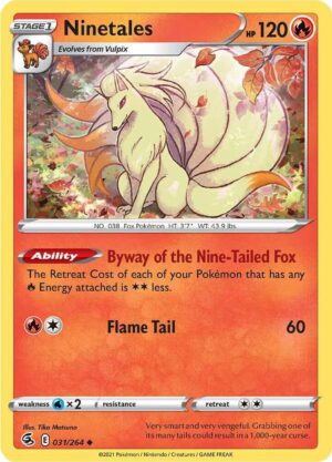 Ninetales (31) - 031/264: SWSH08: Fusion Strike