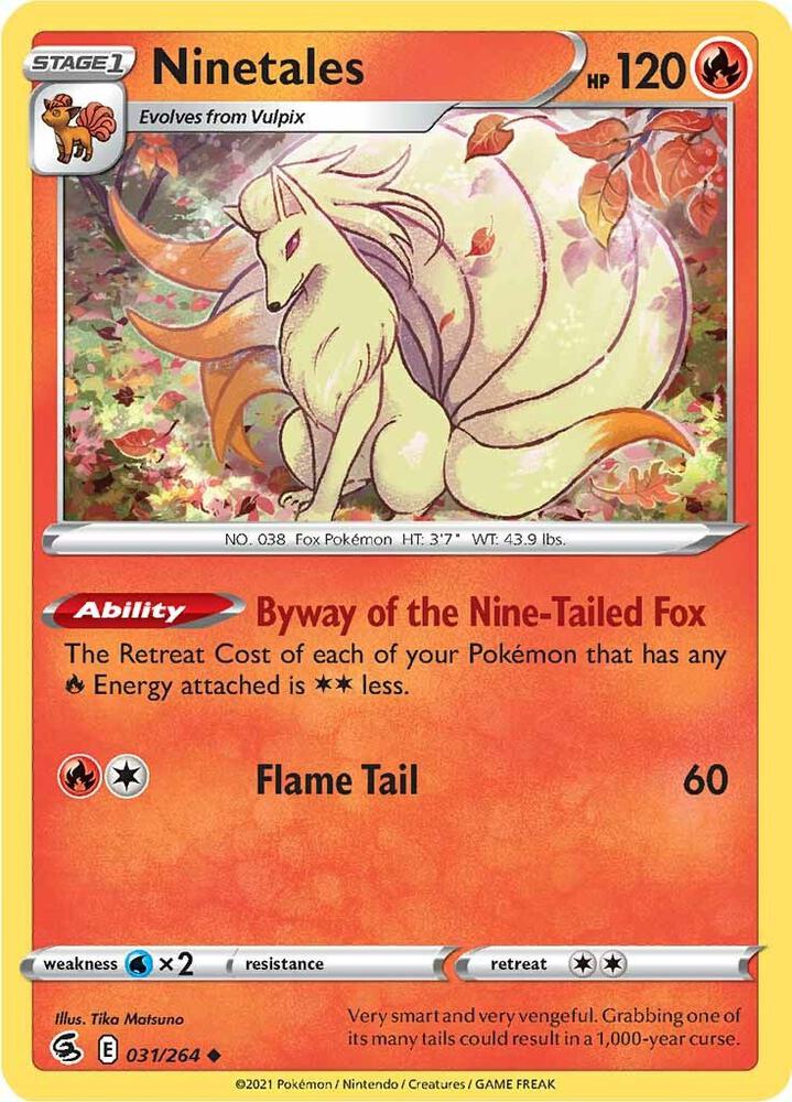 Ninetales (31) - 031/264: SWSH08: Fusion Strike