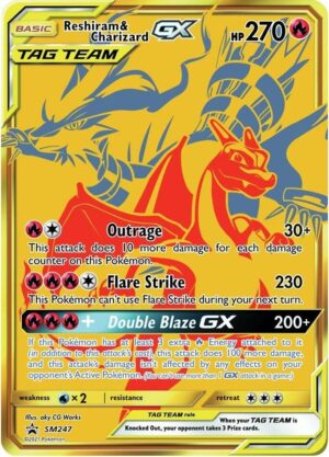Reshiram & Charizard GX - SM247 - SM247: SM Promos