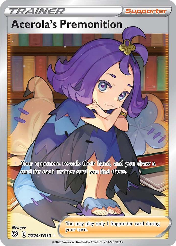 Acerola's Premonition - TG24/TG30: SWSH09: Brilliant Stars Trainer Gallery