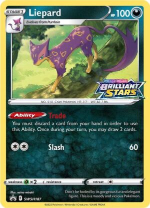 Liepard - SWSH187: SWSH: Sword & Shield Promo Cards