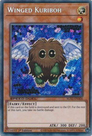 Winged Kuriboh (Secret Rare) - SGX1-ENA06: Speed Duel GX: Duel Academy Box
