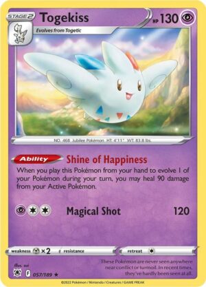 Togekiss - 057/189: SWSH10: Astral Radiance