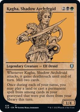 Kagha, Shadow Archdruid (Showcase) - 426: Commander Legends: Battle for Baldur's Gate