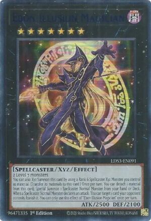 Ebon Illusion Magician (Blue) - LDS3-EN091: Legendary Duelists: Season 3