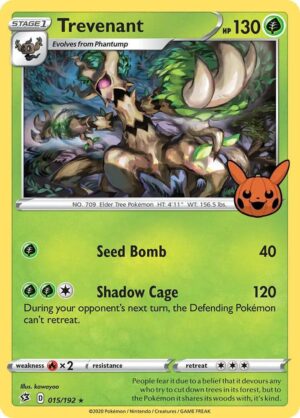 Trevenant - 015/192: Trick or Trade BOOster Bundle