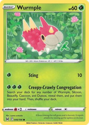 Wurmple - 006/196: SWSH11: Lost Origin
