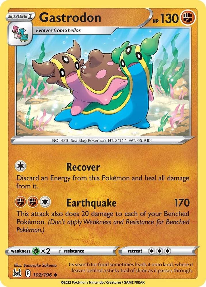 Gastrodon - 102/196: SWSH11: Lost Origin