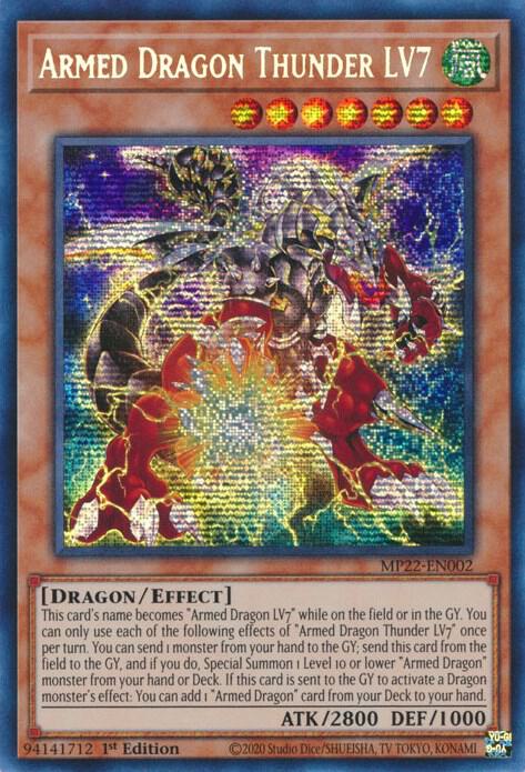 Armed Dragon Thunder LV7 - MP22-EN002: 2022 Tin of the Pharaoh's Gods