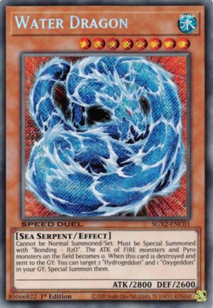 Water Dragon (Secret Rare) - SGX2-ENC01: Speed Duel GX: Midterm Paradox