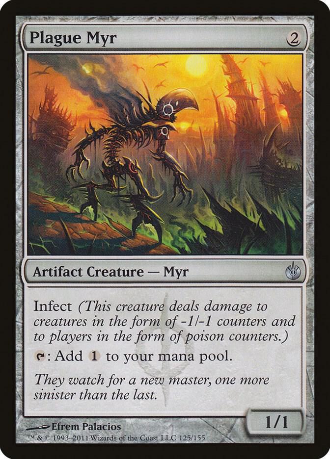 Plague Myr - 125: Mirrodin Besieged