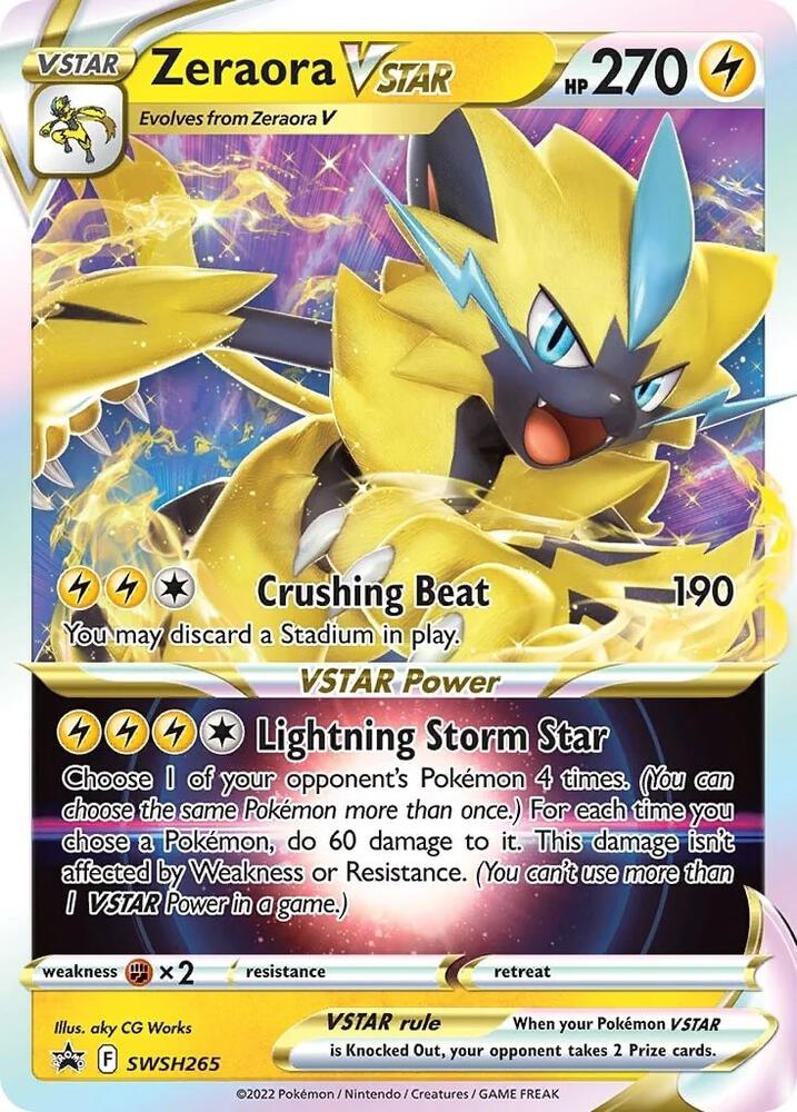 Zeraora VSTAR - SWSH265: SWSH: Sword & Shield Promo Cards