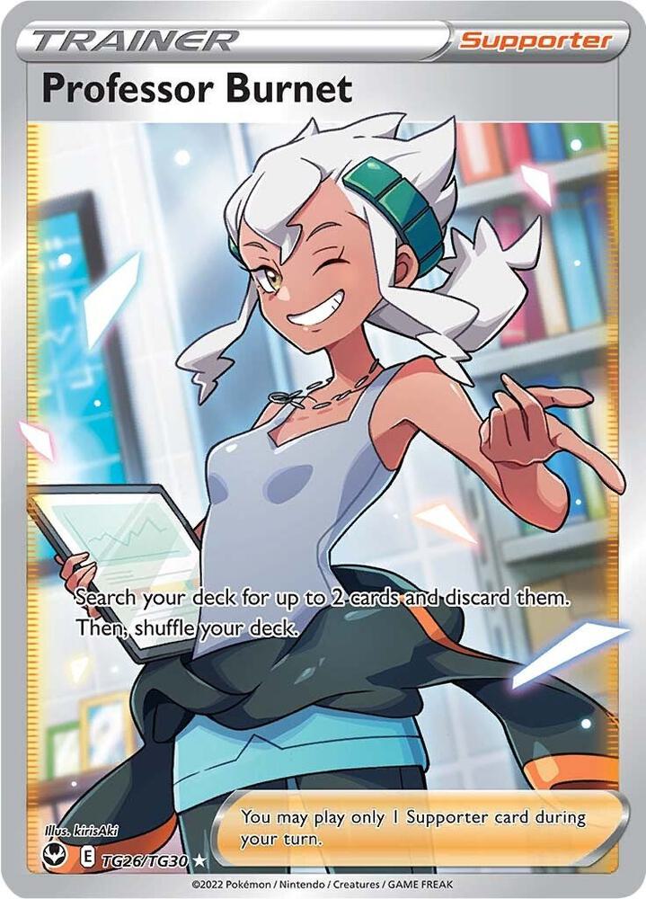 Professor Burnet - TG26/TG30: SWSH12: Silver Tempest Trainer Gallery