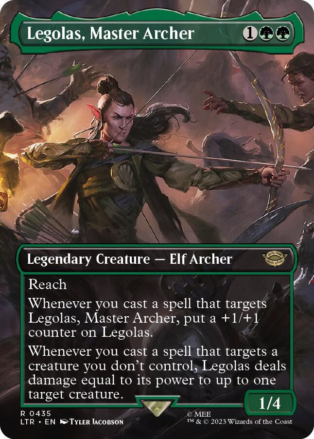 Legolas, Master Archer (Borderless) - 435: Universes Beyond: The Lord of the Rings: Tales of Middle-earth