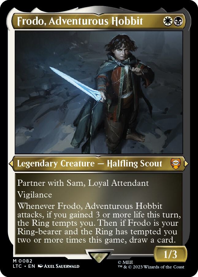 Frodo, Adventurous Hobbit (Display Commander) - Thick Stock - 82: Commander: The Lord of the Rings: Tales of Middle-earth